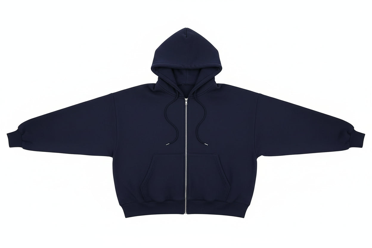 Off Duty Crop Zip