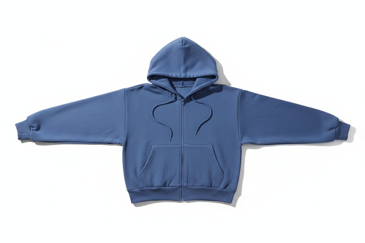 Off Duty Crop Zip