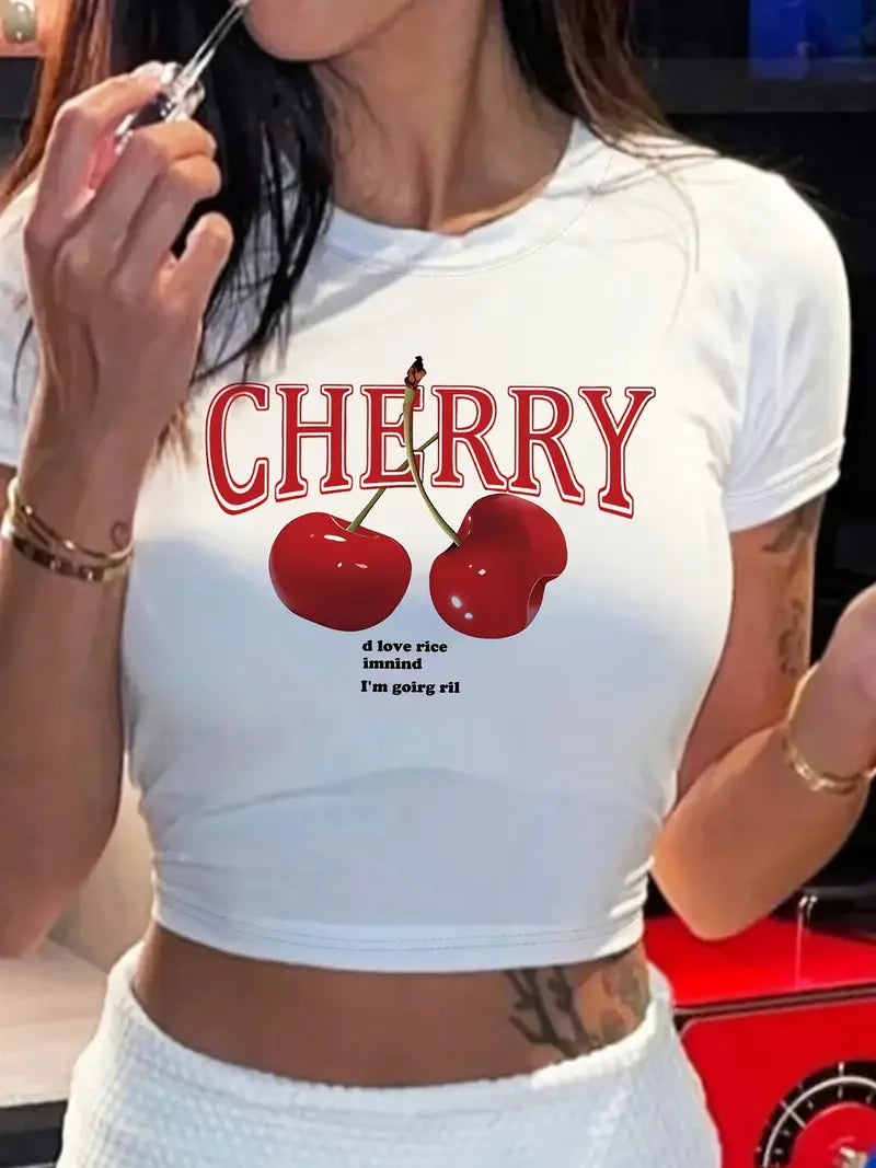 Poison Cherry Crop Tee
