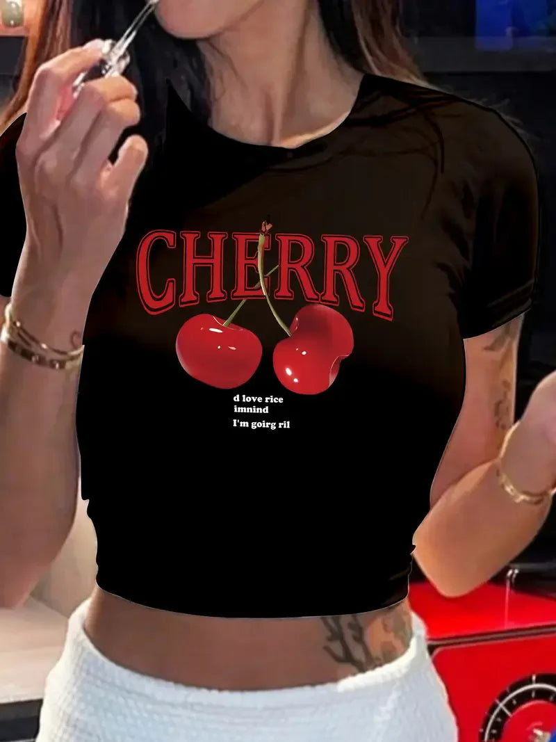 Poison Cherry Crop Tee